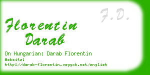 florentin darab business card